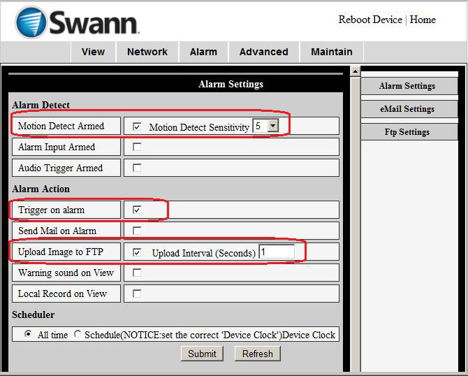 swann wifi camera setup