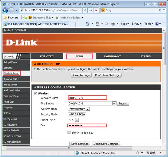 Kiezen Chronisch slang Configure D-Link DCS-942L to upload image snapshots / video clips to Camera  FTP/SMTP Server
