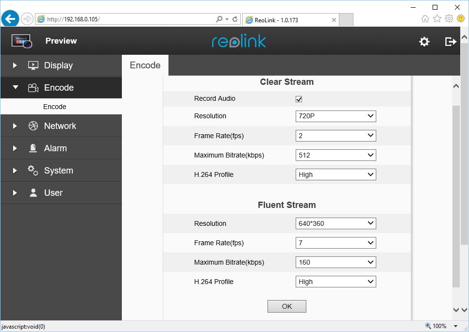 reolink port number