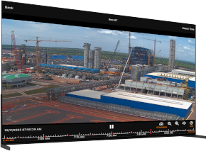 Construction site cloud monitoring and recording